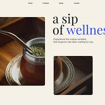 Superior Yerba Mate. UX / UI, and Web Design project by Joaquin Sampallo - 07.01.2025