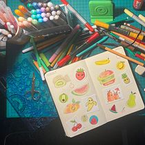 Cuaderno del Curso de Ilustración. Fine Arts, Design, Traditional illustration, Painting, Creativit, Creating with Kids, and Sketchbook project by María José Rodríguez Pujazón - 07.01.2025