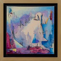 Final Abstract Artwork. Un proyecto de Pintura acrílica, Bellas Artes y Pintura de Christian Cisne - 01.07.2025
