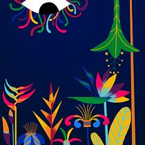 The eye that saw the beauty!. Ilustração digital, Pintura digital, Ilustração naturalista e Ilustração botânica projeto de Anu Paul - 03.07.2025