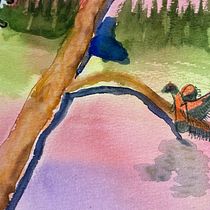 My Atmospheric Landscapes in Watercolor Project Ein Projekt aus dem Bereich Bildende Künste, Malerei und Aquarellmalerei von Sherylee Bassett - 06.07.2025