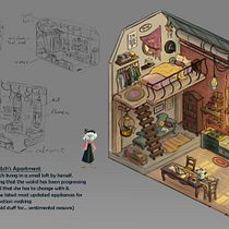 Sybil: a Modern Witch. Un proyecto de Concept Art, Dibujo digital, Ilustración digital y Dibujo de miareim2 - 06.07.2025