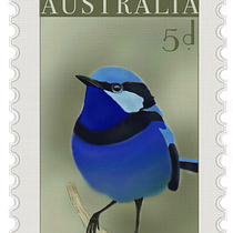 Postage stamp . Projekt z dziedziny Ilustracja c, frowa, Trad, c i jna ilustracja użytkownika Annemarie Liliedahl - 07.07.2025