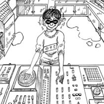 Nakamura: Man of Thousands of Sounds  Ein Projekt aus dem Bereich Comic, Zeichnung, Traditionelle Illustration und Manga von Rey Megas - 07.07.2025