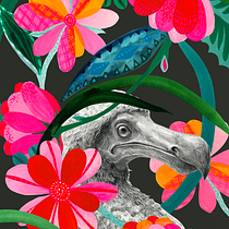Floral Illustration by Malin Gyllensvaan. Botanical Illustration, Digital Illustration, and Gouache Painting project by Ula Buka - 07.07.2025