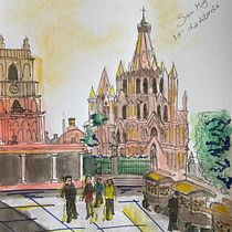 VENTANA A UN RECUERDO Ein Projekt aus dem Bereich Architektonische Illustration, Zeichnung, Traditionelle Illustration, Sketchbook, Skizzenentwurf und Aquarellmalerei von diana_andradel - 07.07.2025