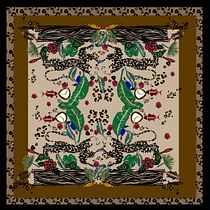Amazonas flora y fauna. Estampagem, Ilustração tradicional, Ilustração vetorial, e Pattern Design projeto de aventuraspraytan - 09.07.2025