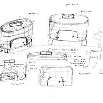 Propuestas de Roket Stove Ein Projekt aus dem Bereich Zeichnung, Industriedesign, Produktdesign und Skizzenentwurf von Andrea Bernal Molina - 10.07.2025
