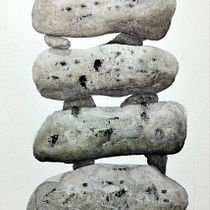Técnica sobre piedra  Ein Projekt aus dem Bereich Botanische Illustration, Zeichnung, Bildende Künste, Naturalistische Illustration, Malerei und Aquarellmalerei von Mar - 10.07.2025