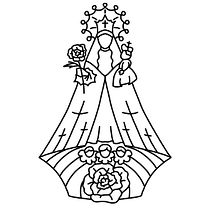 Virgen de Covadonga . Een project van  Tatoeageontwerp van Luis Cañizalez - 10.07.2025