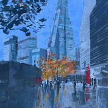 The Shard. Pintura Acrílica, Artes plásticas, e Pintura projeto de Chris Green - 10.07.2025