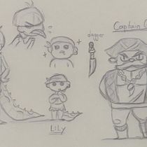 “The Coral Compass”. Design de personagens, Desenho, Desenho a lápis, Sketchbook, e Esboçado projeto de geetsdoodles21 - 11.07.2025
