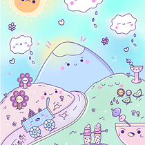 Learning how to create a Kawaii world. Design de personagens, Ilustração digital, e Mangá projeto de katiepaul010692 - 12.07.2025