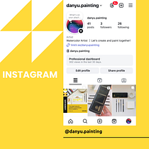 From Hobby to Brand: A Watercolor Artist's Guide to Social Media Success - @danyu.painting. Un progetto di Br, ing, Br, identit, Comunicazione, Marketing digitale, Instagram, Marketing per Instagram, Marketing, Mobile marketing, Narrativa, Social media, Stor, telling e Pittura ad acquerello di danyustudio - 15.07.2025