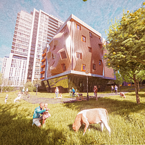 Modelacion 3D en Revit de edifico paramétrico Ein Projekt aus dem Bereich 3D, Architektur, Digitale Architektur, Innenarchitektur, 3-D-Modellierung und ArchVIZ von starlinbc - 16.07.2025