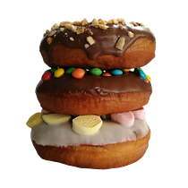 Donas rellenas. Food St, e ling projeto de b394868 - 16.07.2025