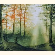 Paisajes de ensueño. Pintura, e Pintura em aquarela projeto de Ezequiel Ramírez - 16.07.2025
