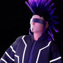 Glow Punk: Character Outfit & Animation. 3D, 3D Design, 3D Character Design, and 3D Modeling project by Valeriia - 07.18.2025