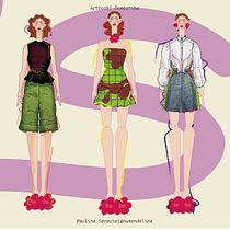 Artbook de Moda. Un progetto di Illustrazione digitale, Fashion design, Graphic design, Illustrazione tradizionale, Illustrazione vettoriale e Illustrazione di moda di Paulina Saravia Ocaña - 18.07.2025