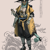 Genmaru . Character Design, Concept Art, Digital Drawing, Digital Illustration, Digital Painting, and Traditional illustration project by Sarah Paiva - 07.19.2025