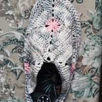 PROYECTO DE MI BELLA CHANCLA.. Crochet, DIY, Fashion Design, Fiber Arts, Textile Design, Upc, and cling project by ximenadonosomilla - 07.19.2025