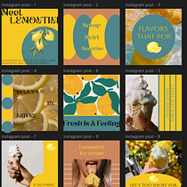 Lemontini Ice Cream. Br, ing, Identit, Design, Logo Design, Graphic Design, T, pograph, Design, T, and pograph project by teodora_28_neacsu - 07.20.2025