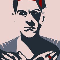Boris Karloff. Traditional illustration, and Digital Illustration project by anaisabelvidamesa - 07.21.2025