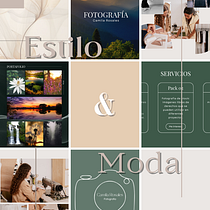 Estilo y moda. Br, ing, Identit, Graphic Design, Social Media Design, and Web Design project by Sofía Renzetti - 07.22.2025