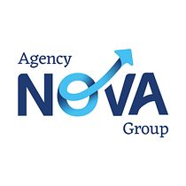 Logotipo empresa de marketing digital "Nova".. Un proyecto de Br, ing e Identidad, Diseño de logotipos, Diseño tipográfico y Tipografía de mayra alexandra rivera cuero - 22.07.2025