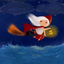 Brujita miss princesita. Children's Illustration, Digital Illustration, Digital Painting, and Picturebook project by karen_jaramillo_94 - 07.22.2025