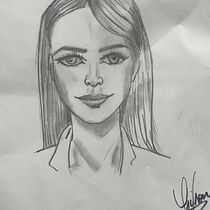 Retrato do Google . Artistic Drawing, Drawing, Portrait Drawing, Sketchbook, and Sketching project by Gilson Francisco de Souza - 07.22.2025