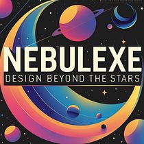 Nebulexe - Design Beyond the star. Un proyecto de Br, ing e Identidad, Diseño, Diseño gráfico, Diseño de logotipos y Tipografía de Nirajan Sharma - 23.07.2025