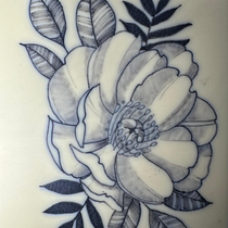 Flor. Tattoo Design project by Lola Garcia - 07.23.2025