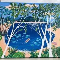 Floating Free. Traditional illustration, Painting, Acr, lic Painting, and Sketchbook project by ls_leong - 07.23.2025