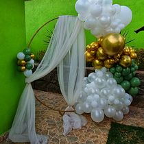 Guirnalda Verde y dorado. Arts, Crafts, Decoration, Events & Interior Decoration project by Paulina Monroy - 07.24.2025
