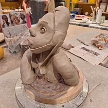 Le lanceur de boule de feu. Arts, Crafts, Fine Arts, and Sculpture project by Roger Ducobu - 07.24.2025