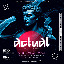 Actual Records - Proyecto Discográfica. Projekt z dziedziny Br, ing i ident, fikacja wizualna, Projektowanie graficzne i  Motion graphics użytkownika Leandro Garcia - 24.07.2025