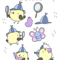 Fi-fi the Finch Detective. Un proyecto de Manga y Diseño de personajes de Jason Rodgers - 25.07.2025