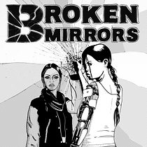 Broken Mirrors. Comic, Digital Drawing, Drawing, Ink Illustration, Stor, board, Stor, and telling project by kugelschreiber - 07.25.2025
