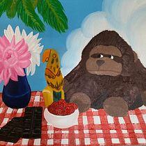 Mis cosas favoritas. Fine Arts, Painting, and Oil Painting project by ksyq7d7bb4 - 07.26.2025