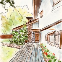 Enjoy the free style sketching. Architectural Illustration, Drawing, Ink Illustration, Sketchbook, and Sketching project by tomchao0615 - 07.26.2025