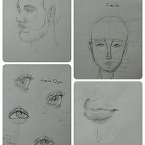PROYECTO FINAL SKETCHBOOK. Un proyecto de Dibujo artístico, Dibujo, Dibujo de Retrato, Sketchbook y Bocetado de Emilia Sandoval - 27.07.2025