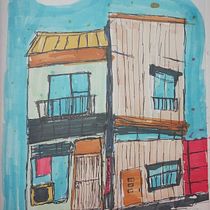 Início de Sketch Arquitetônico. Un proyecto de Ilustración arquitectónica, Dibujo, Ilustración con tinta, Sketchbook y Bocetado de kathyriet - 28.07.2025
