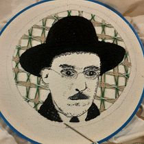 Fernando Pessoa, por Alexandra Lopes Ein Projekt aus dem Bereich Stickerei und Textildesign von alexandrabarello - 28.07.2025