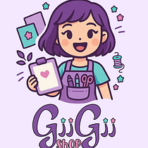 GiiGii Shop. Br, ing, Identit, Character Design, Traditional illustration, and Digital Illustration project by Gisselle Negrete - 07.30.2025
