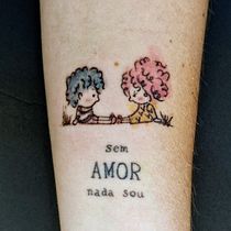2 amores. Tattoo Design project by nayaraujocp - 07.30.2025
