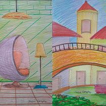A arte de desenhar: transforme seus rabiscos em arte.. Un projet de Dessin, Dessin au cra, on, Illustration traditionnelle , et Carnet de croquis de Jayme Gonzalez - 31.07.2025