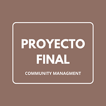 PROYECTO FINAL - COMMUNITY MANAGER Ein Projekt aus dem Bereich Social Media von Cande Lazarte - 01.08.2025