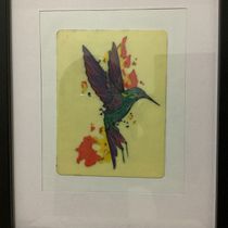 Colibrí tattoo en acuarela. Projekt z dziedziny Trad, c, jna ilustracja,  Malarstwo, Projektowanie tatuaż i Malowanie akwarelą użytkownika mateo10rq - 02.08.2025