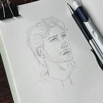 Sketchbook de retrato explora el rostro humano Ein Projekt aus dem Bereich Artistische Zeichnung, Zeichnung, Porträtzeichnung, Sketchbook und Skizzenentwurf von Andrea Montero - 02.08.2025